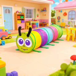 Caterpillar Play Tunnel for Kids